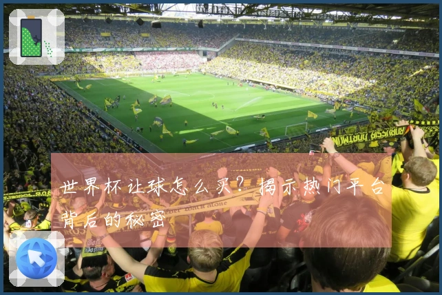 世界杯让球怎么买？揭示热门平台背后的秘密